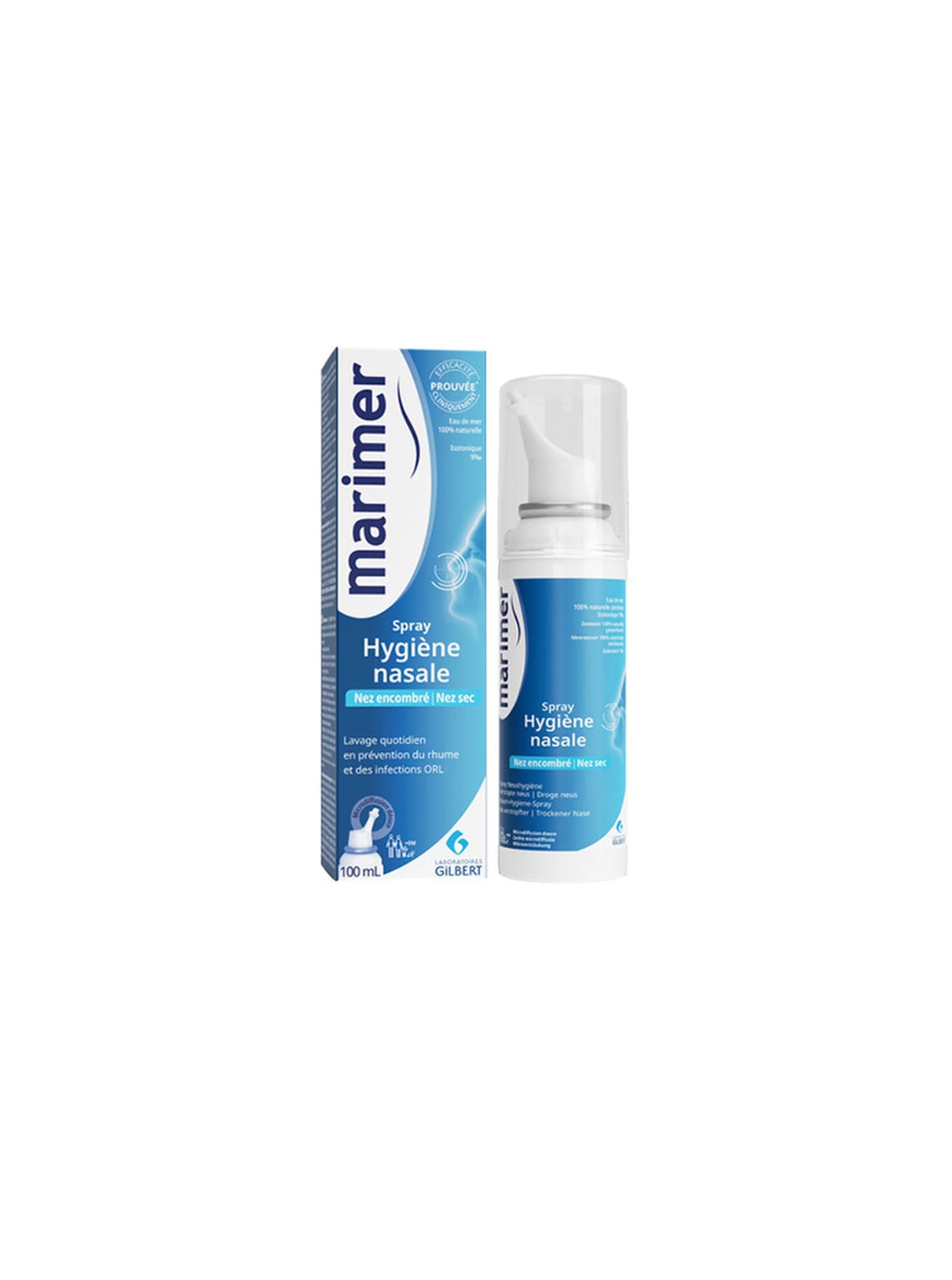 Marimer Higiene Nasal Diária Isotónico 100ml