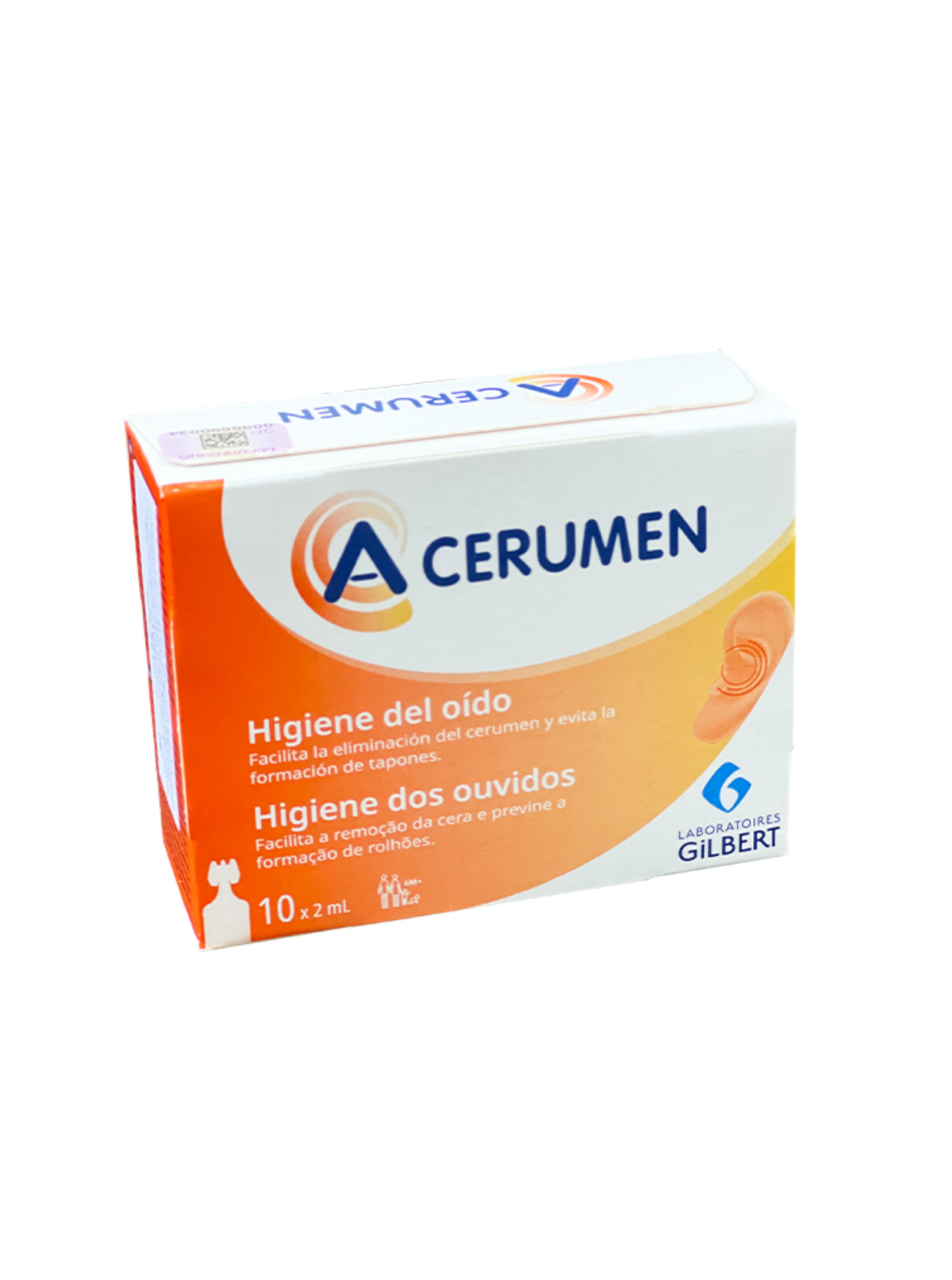 A-Cerumen Solução Higiene Ouvidos - 2ml (x10 unidades)