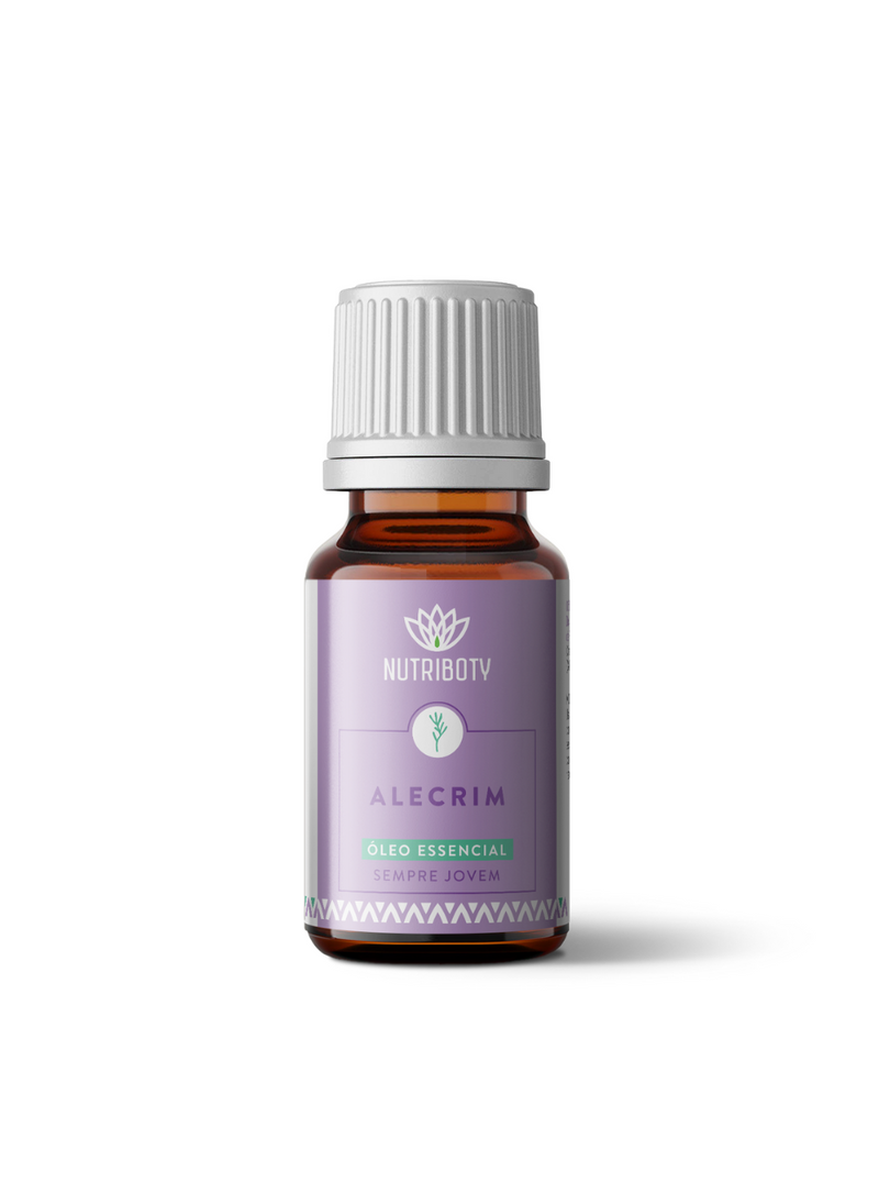 O Alecrim é usado como condimento alimentar, na preparação de infusões e também em cosméticos. O Óleo Essencial de Alecrim da Nutriboty, 100% natural e sustentável, ajuda-o a manter-se sempre jovem. É antisséptico, anti-inflamatório, estimulante circulatório e tonificante. Combate o reumatismo, ajuda a tratar feridas e ainda contribui para prevenir, aliviar e controlar diversos outros males do dia-a-dia. Melhore o seu bem-estar e beneficie das vantagens da aromaterapia!