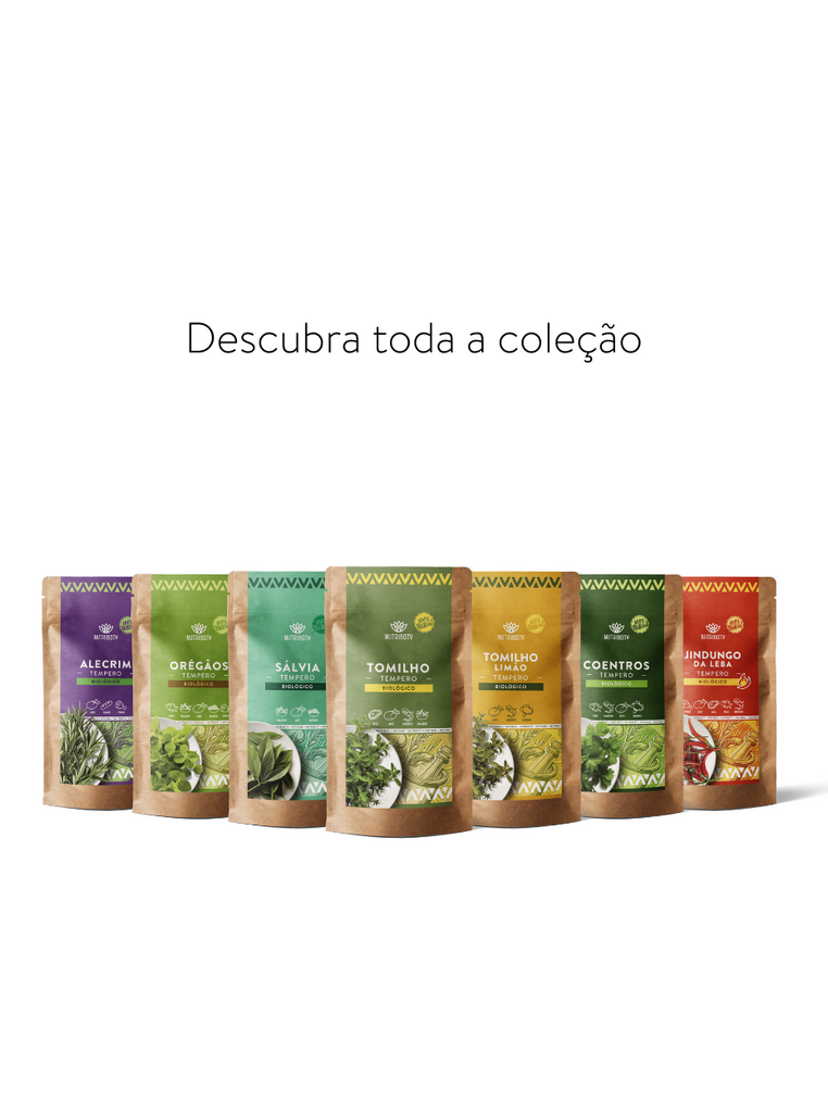 Descubra o sabor da Natureza com os temperos 100% biológicos da Nutriboty. Cultivados organicamente nas férteis terras da Huíla, trazem uma dimensão única de frescor e aroma para as suas criações culinárias. Com a ajuda dos produtos naturais e sustentáveis da Nutriboty, é fácil ser um grande chef de culinária!