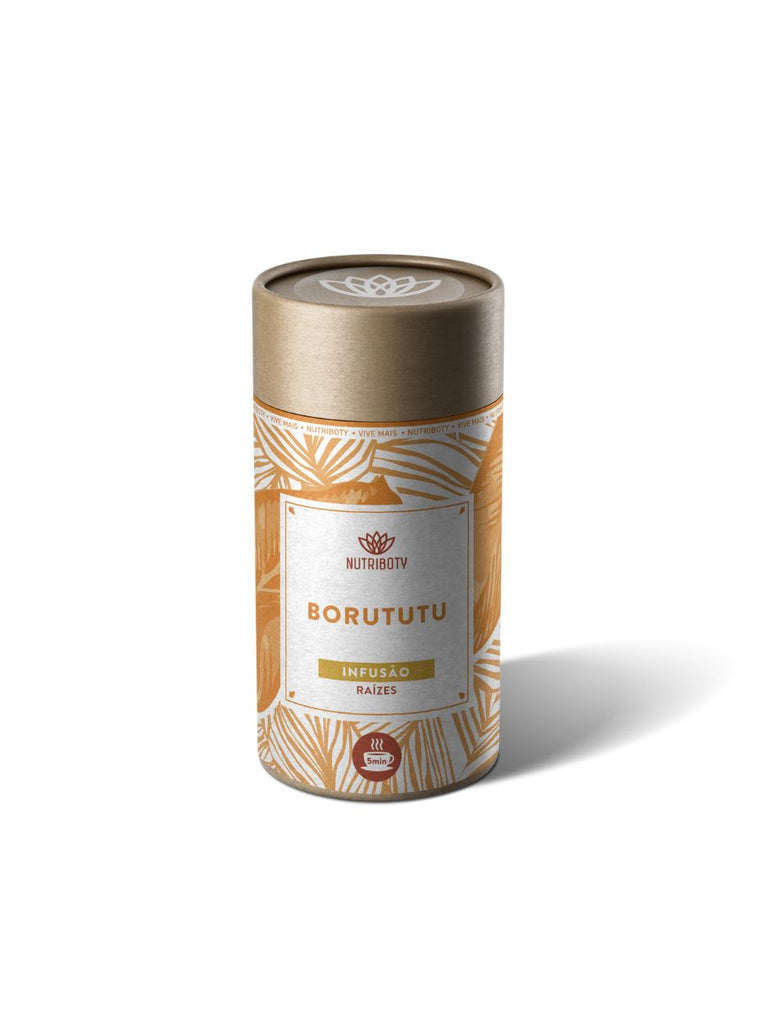 A Super Infusão de Raízes de Borututu da Nutriboty é indicada principalmente para eliminar as toxinas do fígado, para além de ajudar no tratamento de doenças do estômago, vesícula, baço e todo o aparelho urinário. É diurética, pelo que potencia a eliminação de gorduras, e apresenta ainda propriedades antidepressivas.

Pode ser usada para:&nbsp;

Proteção do fígado e dos rins;
Alívio da ressaca alcoólica;
Atuar como antioxidante;
Alívio digestivo, ajudando no tratamento de colite e gastroenterites;
Purificar